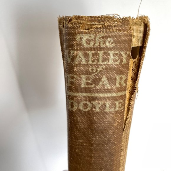 c1920 Sherlock Holmes Valley of Fear A Conan Doyle Hardbound Book Pub A.L. Burt - Picture 2 of 16